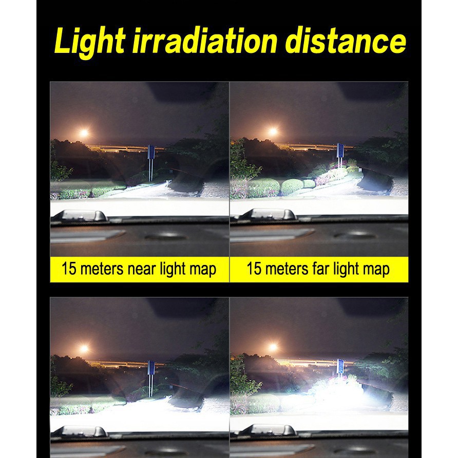 Cặp đèn pha xe hơi Cree 12000lm H4 H11 H3 H7