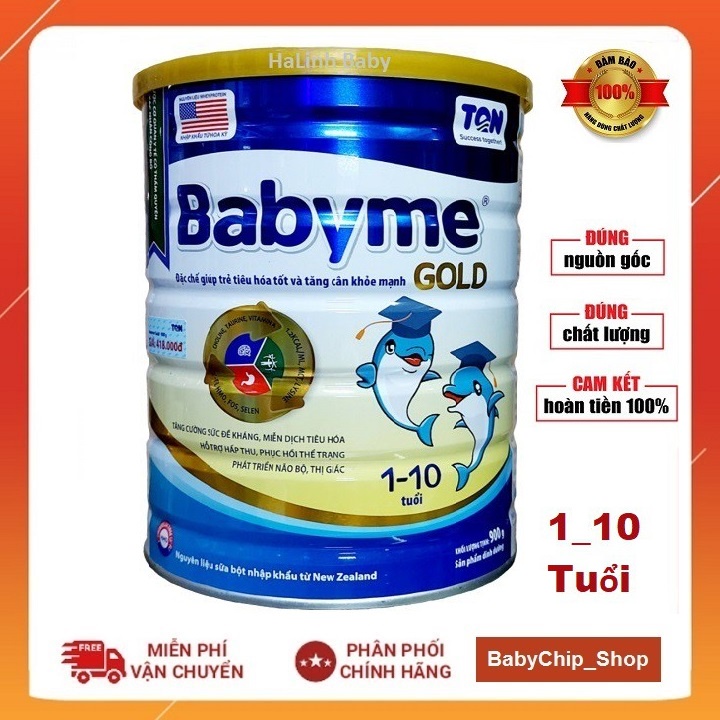 Sữa Bột Babyme gold 900g [Date mới nhất]