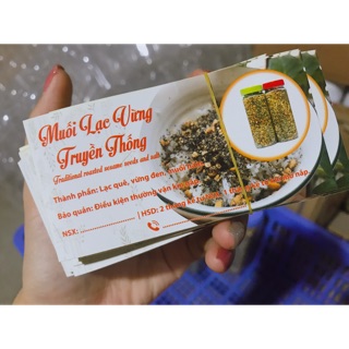 Muối lạc đỏ vừng đen truyền thống