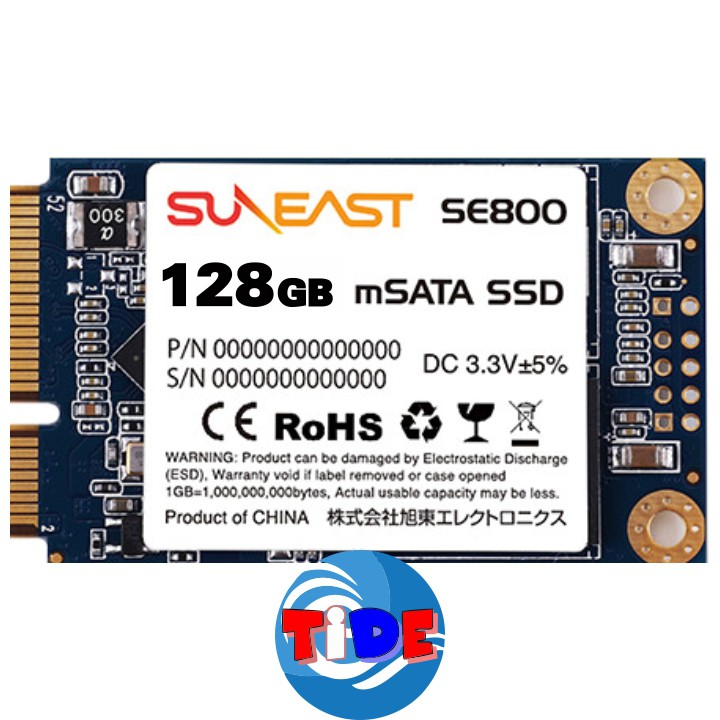 Ổ cứng SSD mSATA SunEast 128GB nội địa Nhật Bản – CHÍNH HÃNG – Bảo hành 3 năm – mSata3 SSD chính hãng