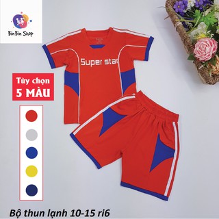 Bộ quần áo cho bé nam BinBinShop chất liệu 100% Cotton thiết kế thể thao, thoáng mát, form chuẩn từ 15kg đến 50kg