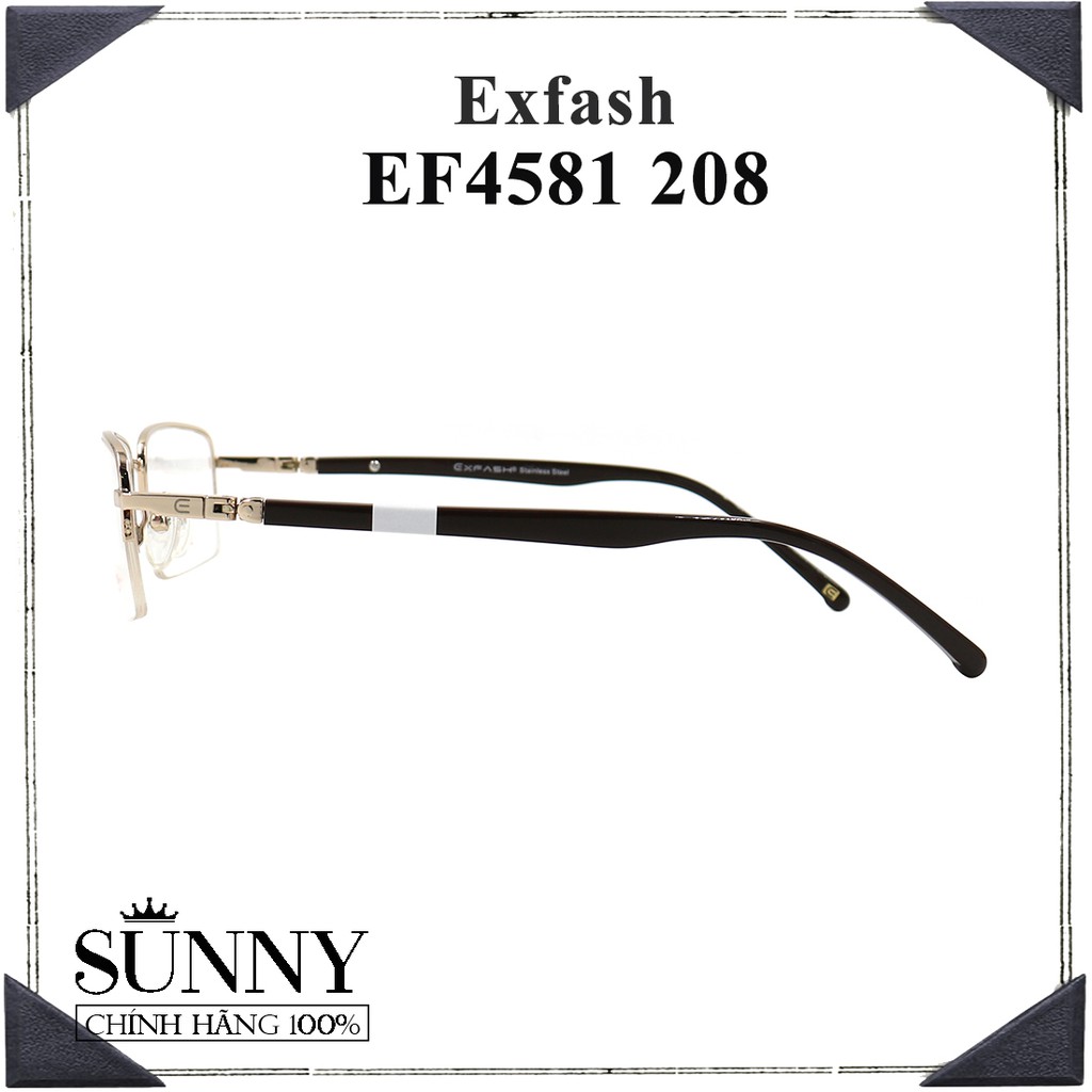 EF4581 208 (54-18-138) - kính mắt Exfash chính hãng Korea, kèm tem thẻ chống hàng giả do bộ công an cấp