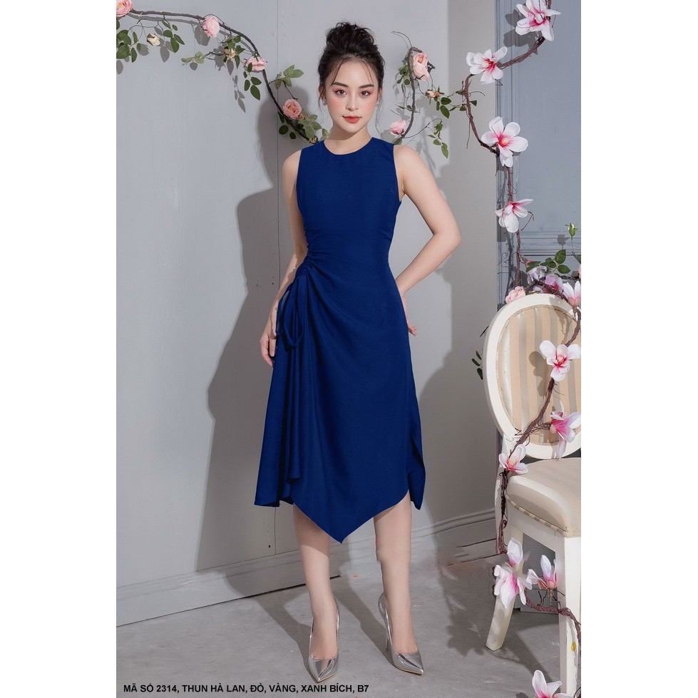 Đầm váy ôm sát nách thắt eo 2314 *kèm hình thật - có BIG SIZE