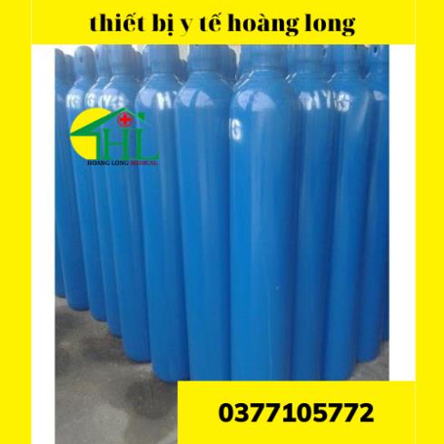 Bình Oxy Y Tế, Bình Thở Oxy Các Loại 5 lit, 8 lít, 40 Lít Đã Đầy Khí Oxy Nguyên Chất 99% Chỉ Hoả Tốc Nội Thành
