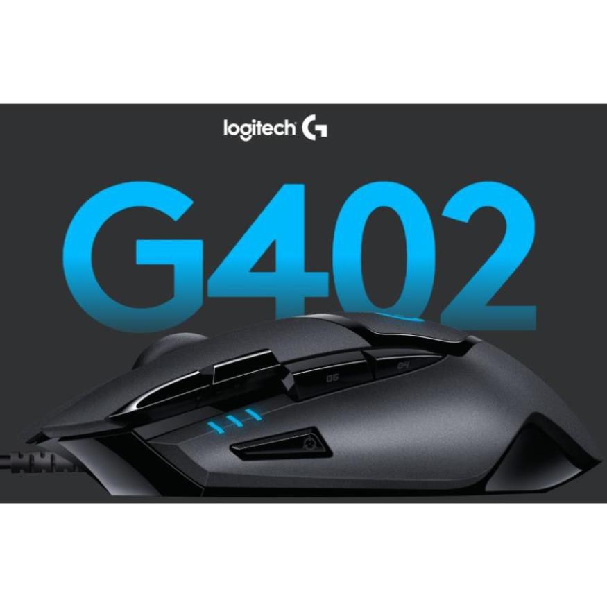 [Mã ELMALL10 giảm 10% đơn 500K] Chuột Logitech G402 Gaming HYPERION FURY FPS 4.9 - Bảo hành 2 năm chính hãng