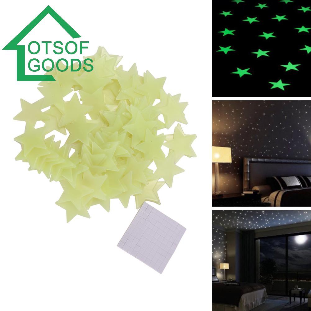 100 ngôi sao phát quang dán trang trí tường | BigBuy360 - bigbuy360.vn