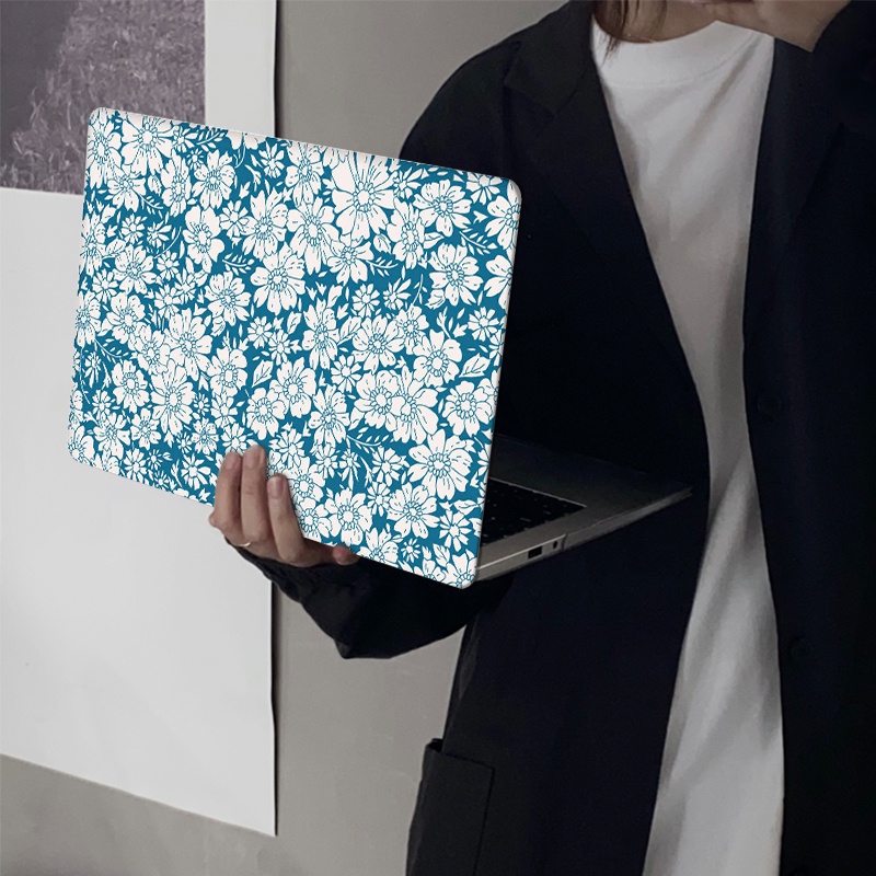 Ốp Máy Tính Bảng In Họa Tiết Hoa Kèm Bàn Phím Cho Air Pro 13 inch M2 macbook A2681 A2338 Retina 13 15 16 inch Air M1 A2337 2020 2022