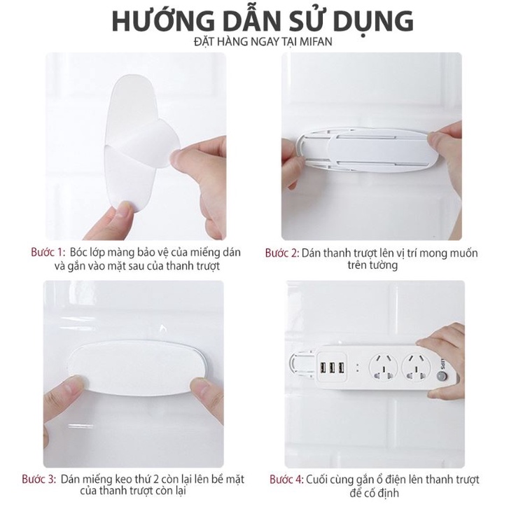 Miếng dán tường treo ổ điện, bộ phát Wifi....... Dán treo tất cả