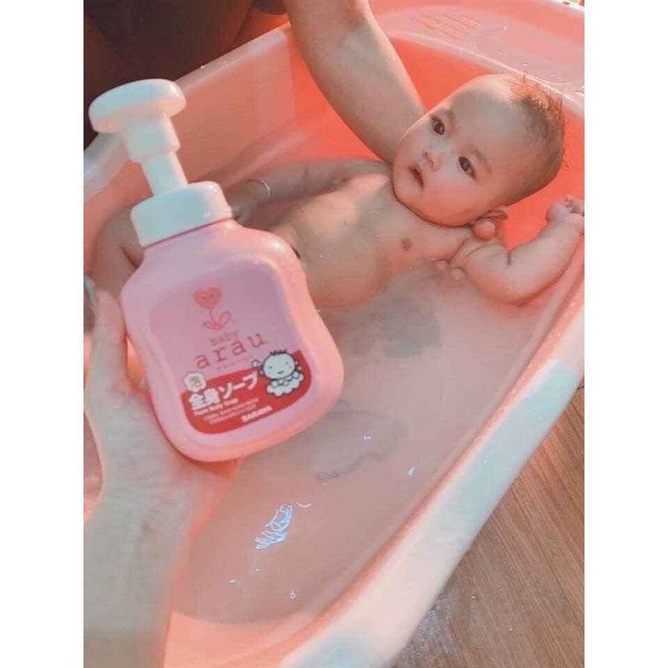 Sữa tắm gội thảo mộc Arau Baby Nhật Bản