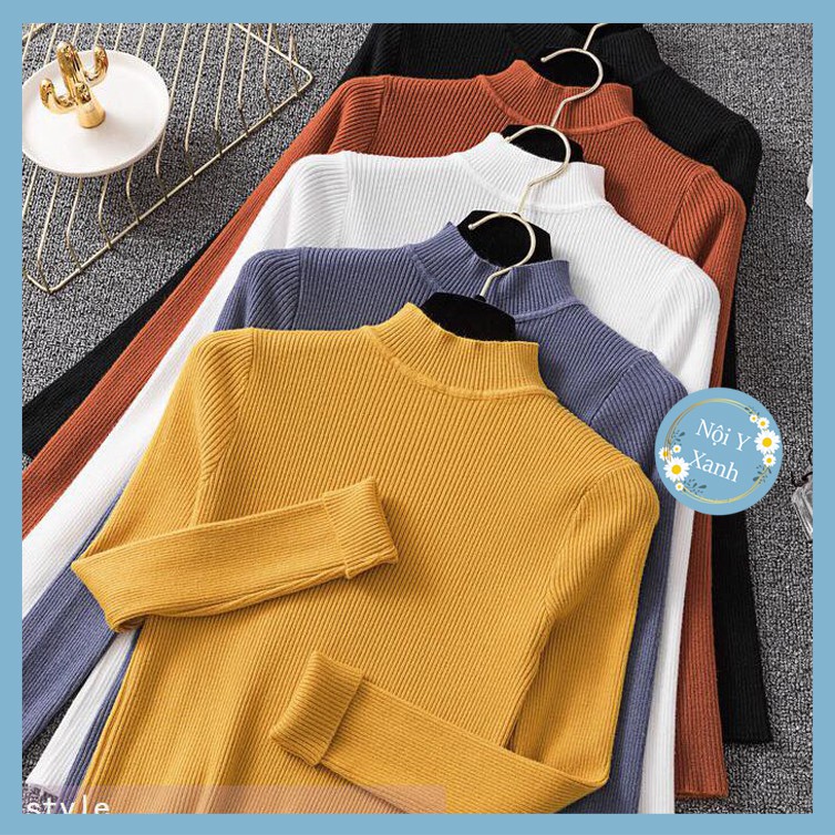 Áo len nữ ❤️FREESHIP ❤️Áo len nữ chất len tăm cổ 3p loại 1