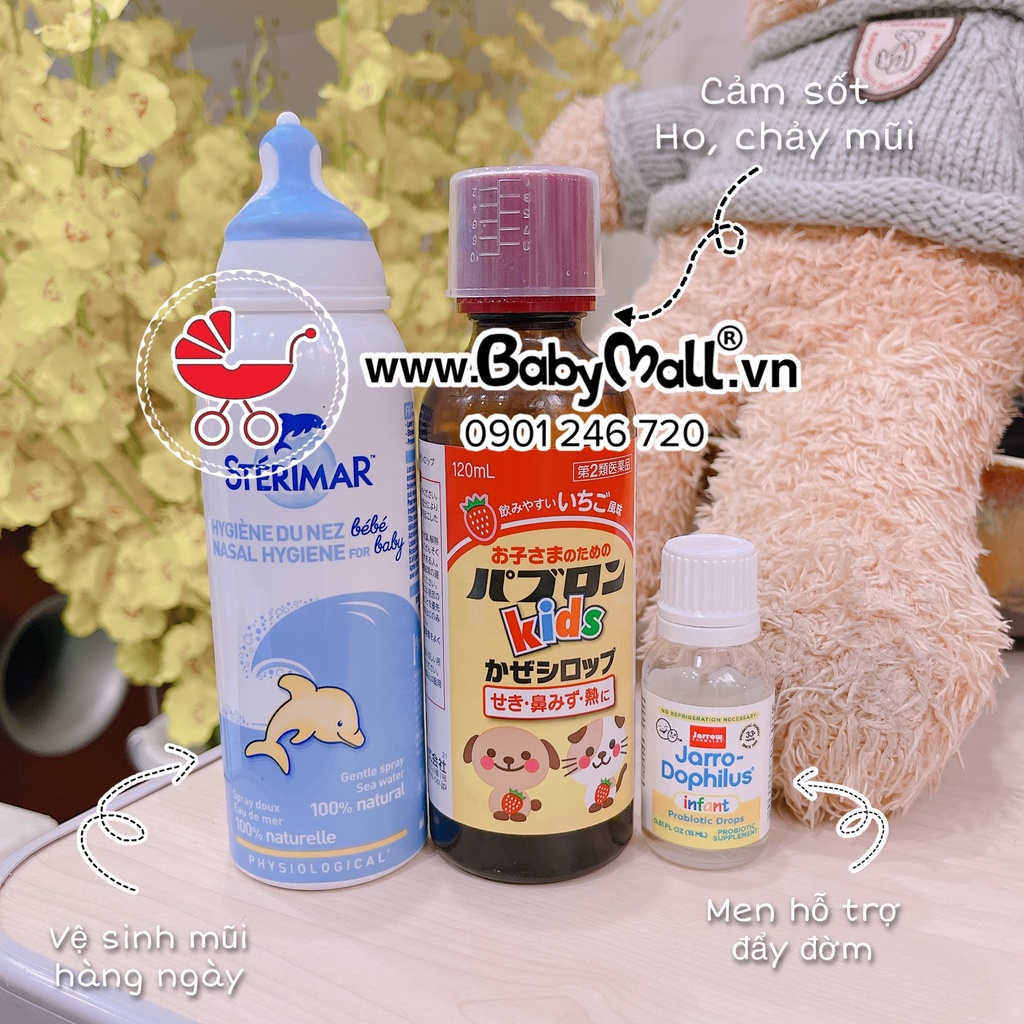 [DATE MỚI] Siro ho chó mèo giảm ho sốt đau đầu cảm cúm viêm họng cho trẻ em Nhật bản 120ml