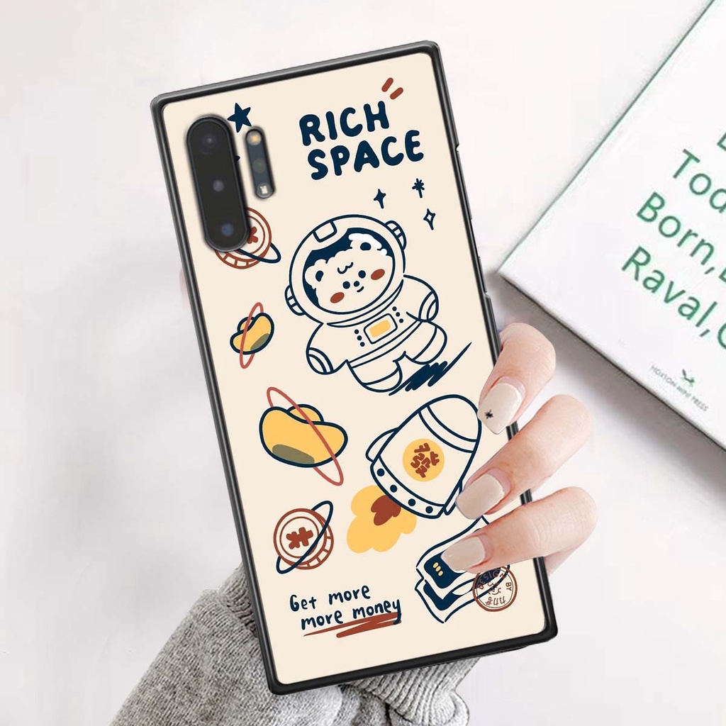 Ốp Samsung Note 10 / Note 10 Plus / Note 10+ in hình vũ trụ, phi hành gia bầu trời cute dễ thương