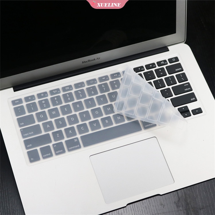 Miếng dán bảo vệ bàn phím bằng silicon mềm siêu mỏng cho Macbook Pro Air 13'' 15'' 17'' A1466 A1466 A1502 Xueline