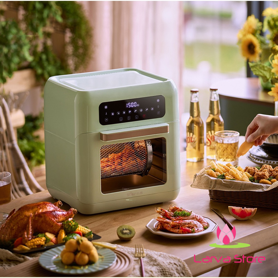 Nồi Chiên Không Dầu BEAR Điện Tử Hiện Đại 10 Lít QZG-A15V1