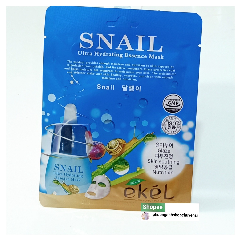 Mặt Nạ EKEL Dưỡng Da HYALURONIC