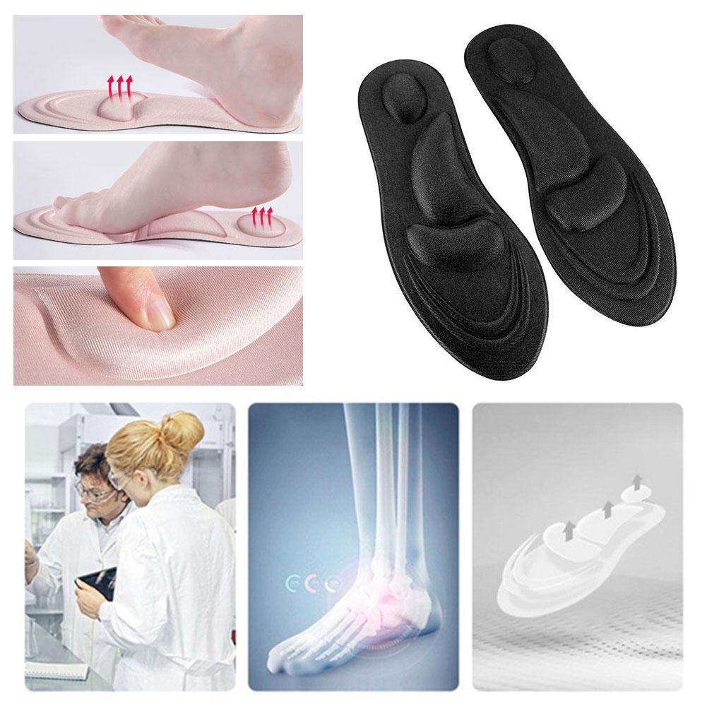 Miếng Lót Giày Thể Thao Mềm Mại Thấm Hút Mồ Hôi Thoáng Khí Thoải Mái D7D7