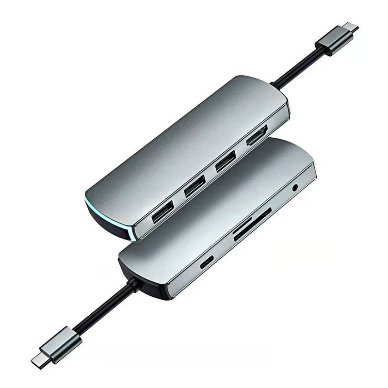 Đầu Đọc Thẻ Nhớ 8 Trong 1 Chuyển Đổi Usb 3.0 Type-C Sang Hdmi Usb C Hub Sd Pd / Tf