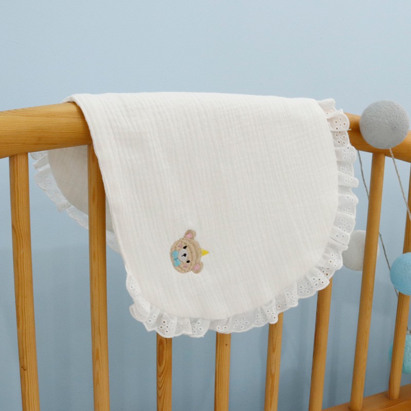 Gối cotton mềm mại thấm hút mồ hôi cho trẻ sơ sinh size 25x40cm Shop Nana's House