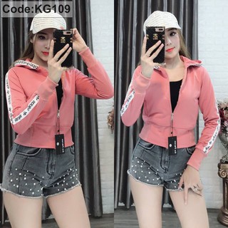 Áo khoác lửng năng động phong cách Sporty nha khách