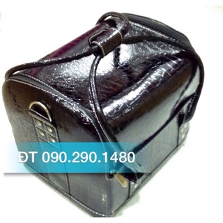 Giỏ da đựng mỹ phẩm loại lớn 4 mâm