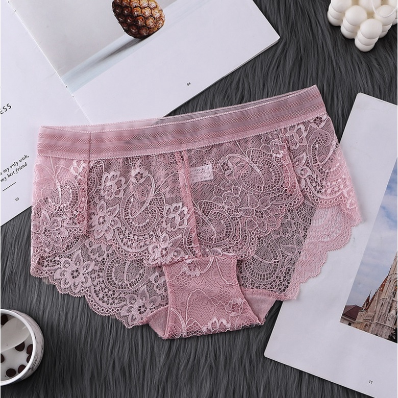 Quần lót nữ sexy ren dây kiểu trẻ trung, thoải mái, thoát mát  Anna Shop