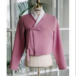 Áo hanbok cách tân tay dài