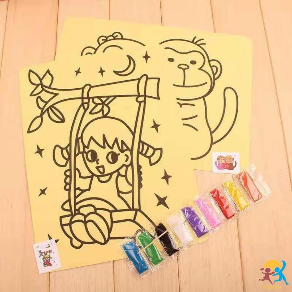 Đồ Chơi Tranh Cát Cho Bé Tư Duy Sáng Tạo Phát Triển Thông Minh - ALOKIDS TB