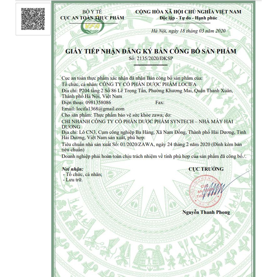 Nước Uống Tăng Cường Sinh Lí Nam Zawa Chính Hãng - Hộp 7 Gói | BigBuy360 - bigbuy360.vn