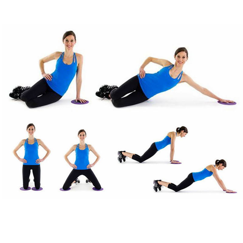 Set 2 Đĩa Trượt Hỗ Trợ Tập Yoga