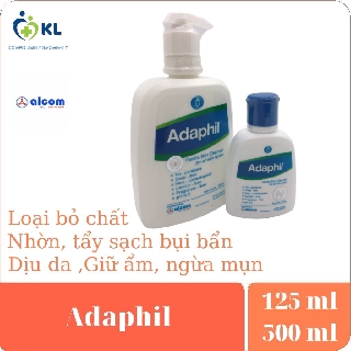 Sữa Rửa Mặt Adaphil-Giúp giữ ẩm và dưỡng da cho da luôn dịu nhẹ, loại bỏ vi khuẩn, tế bào chết cũng như bụi bẩn trên da
