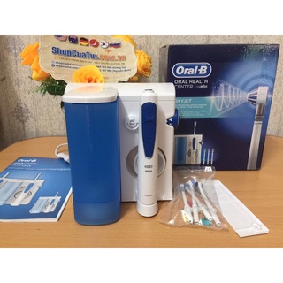 TĂM NƯỚC ORAL-B BRAUN PROFESSIONAL CARE WATERJET KÈM 4 ĐẦU - Made in Hungary