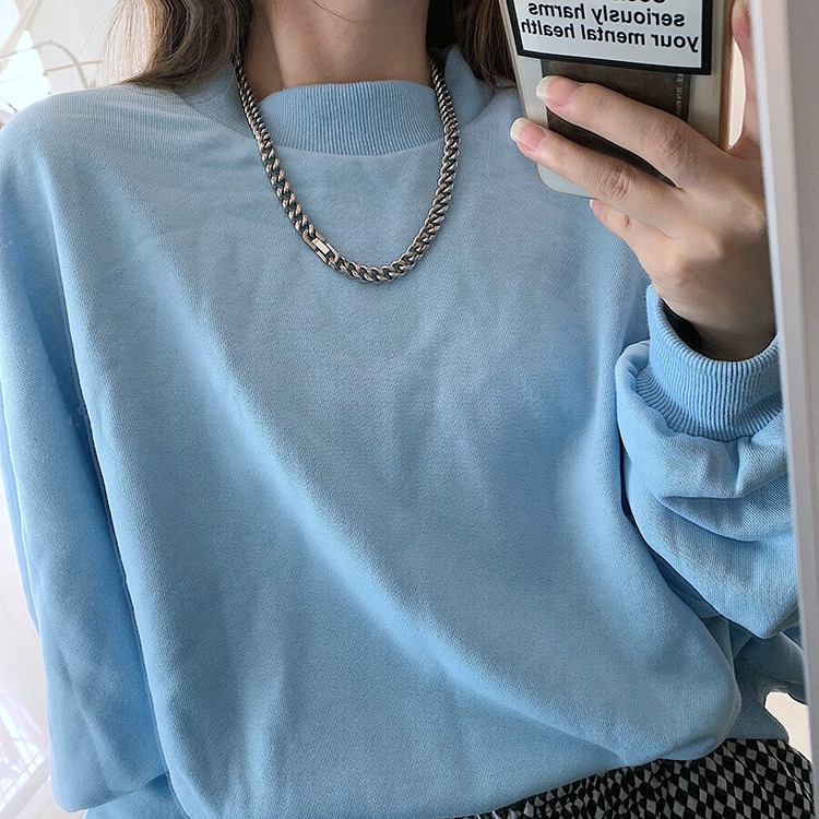 Vòng cổ Thép Không Gỉ Phong Cách Hip Hop Thời Trang Cá Tính