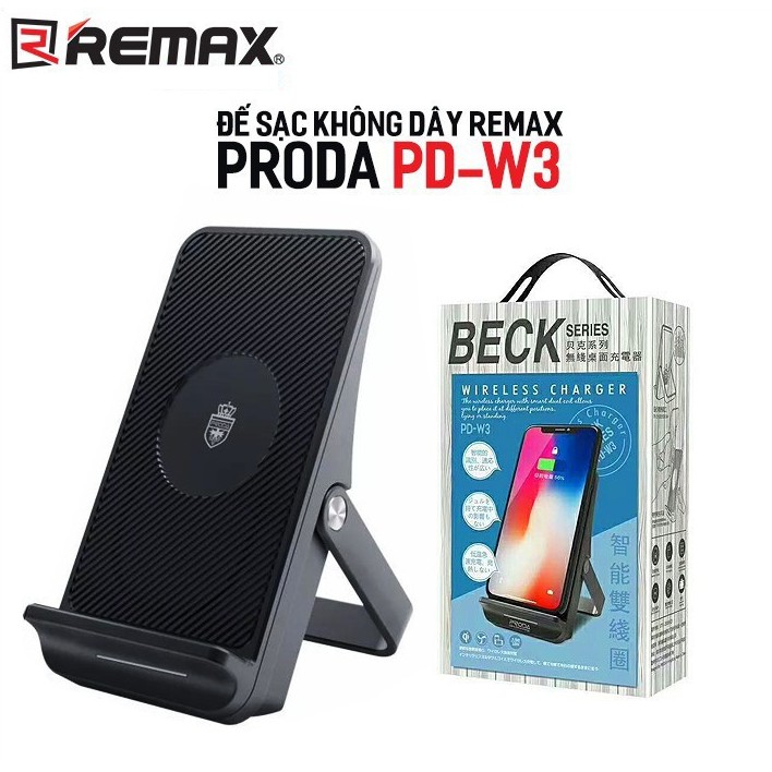 Đế sạc không dây Remax Proda PD-W3 hỗ trợ sạc nhanh 10W | Shopee Việt Nam