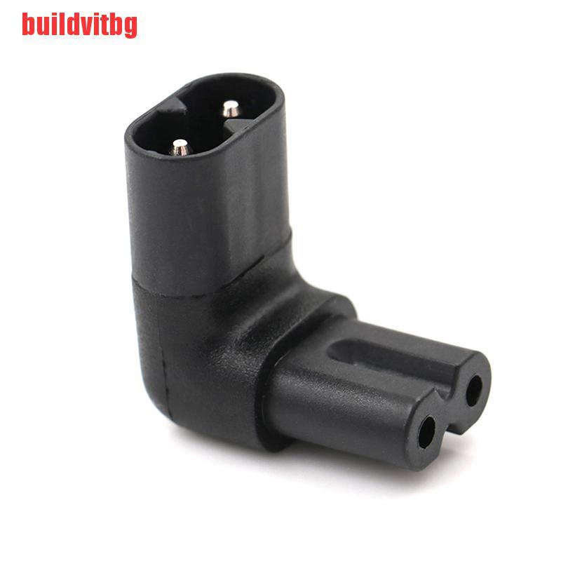 1 Đầu Chuyển Đổi Nguồn Điện Iec 320 C7-C8 90 Độ | BigBuy360 - bigbuy360.vn
