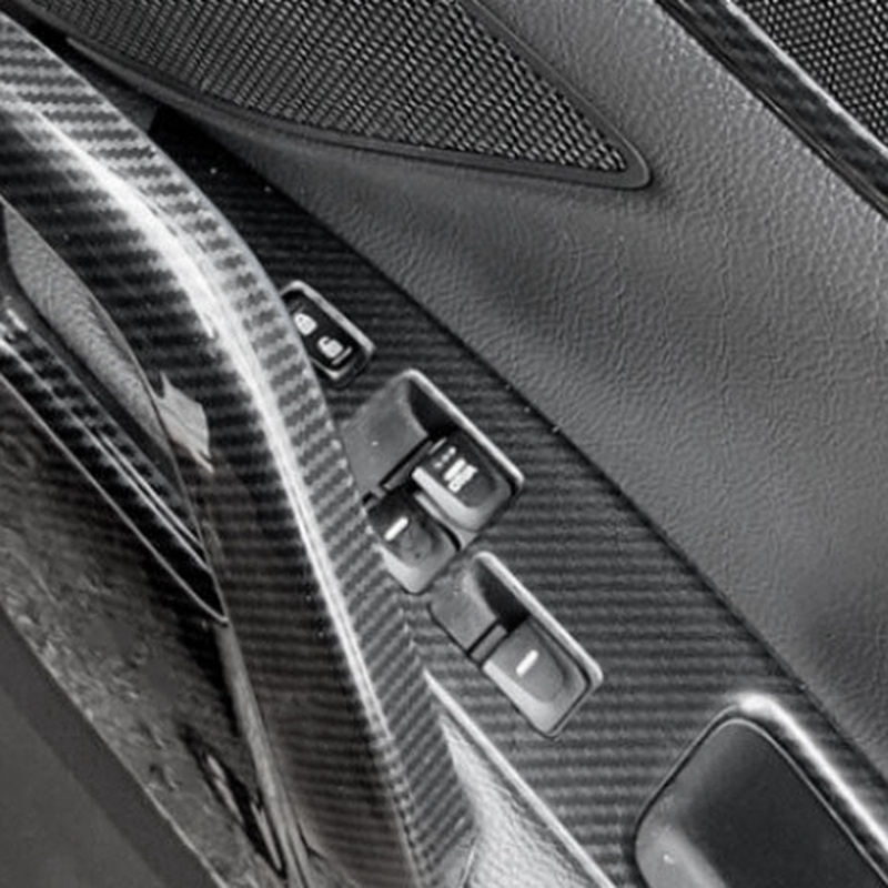 Vỏ Bọc Tay Nắm Cửa Xe Hơi Bằng Sợi Carbon Cho Hyundai Veloster 2011-2017