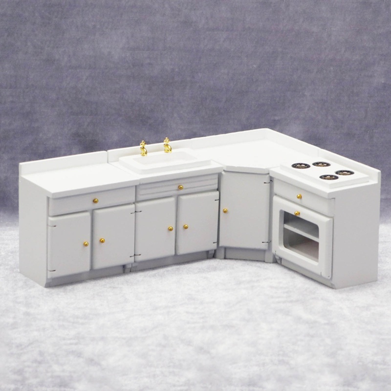 Bộ Trò Chơi Búp Bê Công Chúa Gắn Góc Tủ Chén / Bàn Nhỏ Gọn Cho Bé Gái