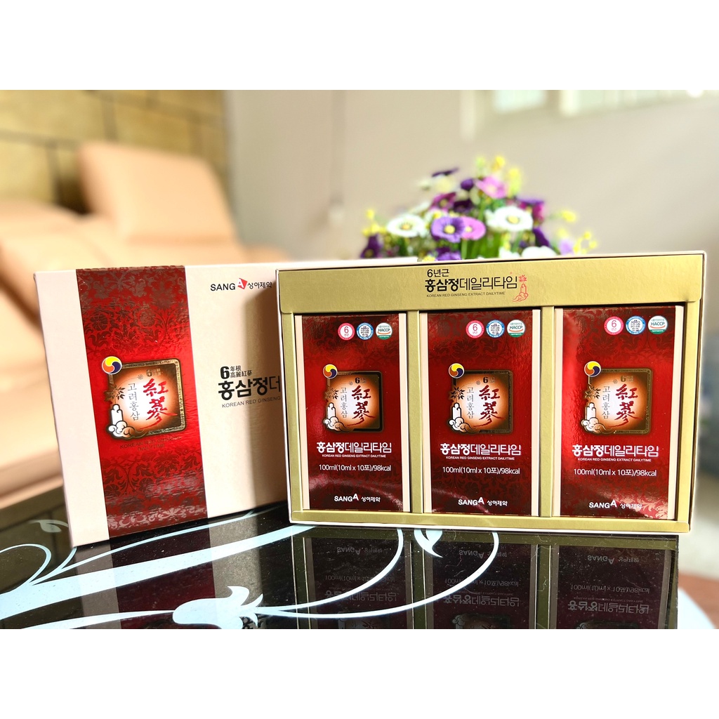 Nước uống hồng sâm Sanga  bồi bổ sức khỏe -Hộp 30 gói*10ml