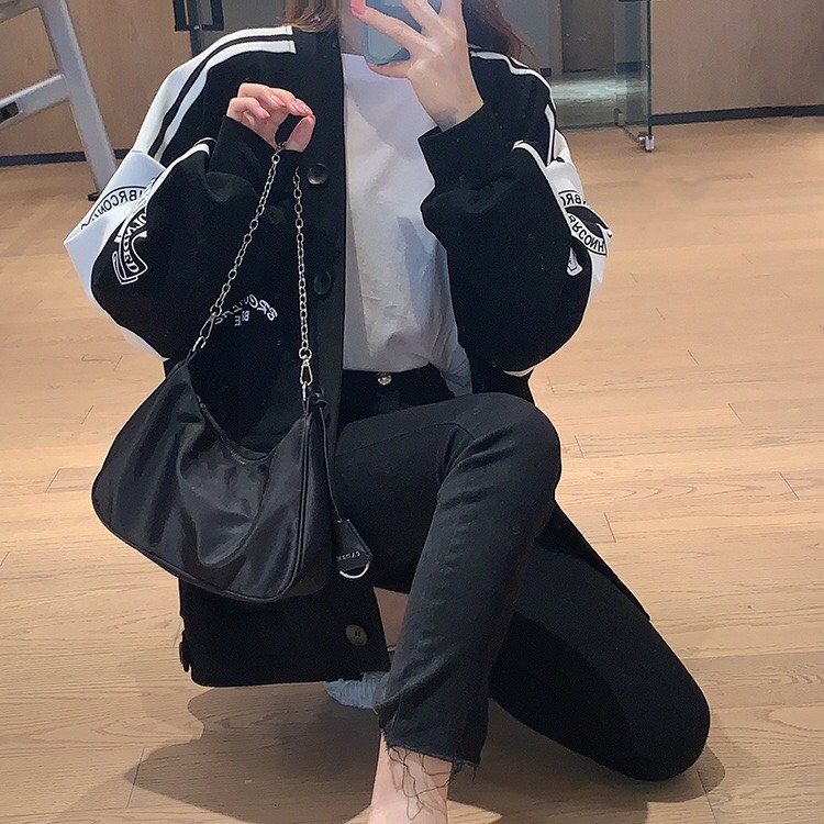 [Giá Sốc] Áo Cardigan, Áo Khoác Nữ Cúc Cài Dáng Rộng Logo BR CON | BigBuy360 - bigbuy360.vn