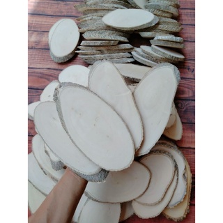 Set 10 lát gỗ trơn decor dài 14-18cm