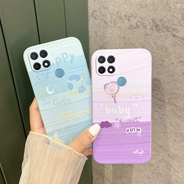 Ốp lưng Oppo A15 A15S Ốp điện thoại silicon mềm chống rơi thiết kế đơn giản bảo vệ cho Oppo A15 OPPO A15S