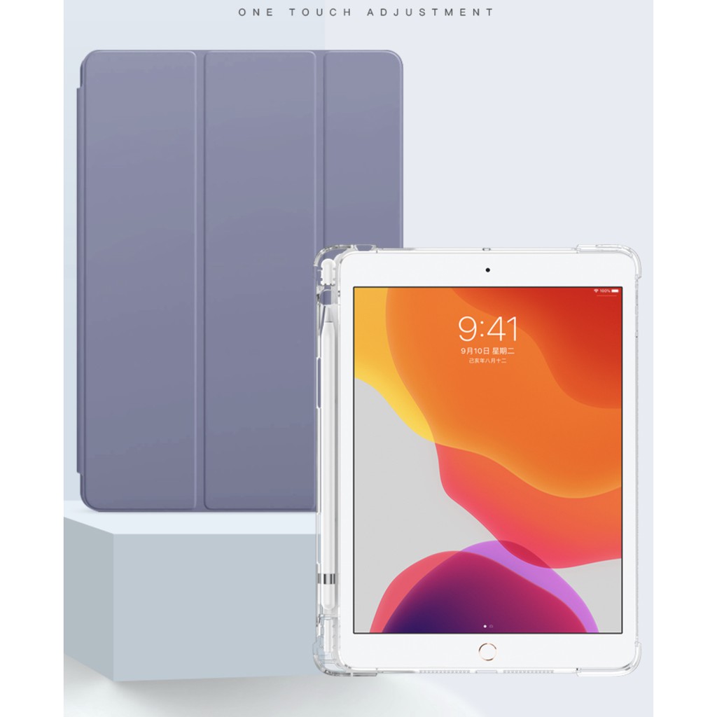 [DIY] Bao da Ipad pastel có khay đựng giữ bút, nhám mờ chống ố - Case ốp lưng Gen 7/8 10.2/10.5 Air 4 Pro 11 inch (AB05) | BigBuy360 - bigbuy360.vn