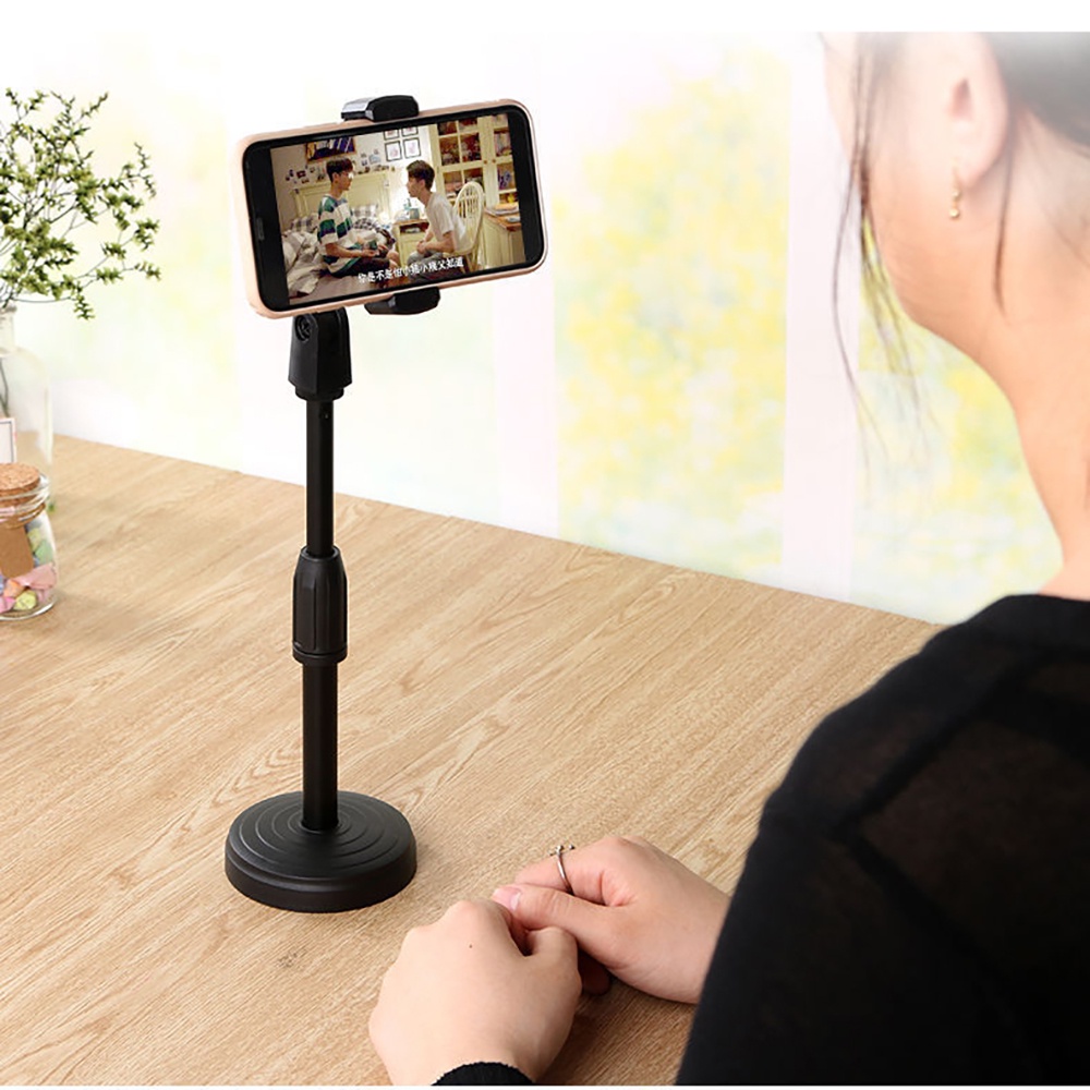 Giá đỡ điện thoại để bàn xoay 360 độ có thể thu gọn tiện dụng
