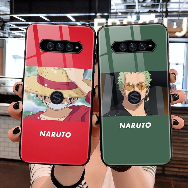 Ốp Lưng Mặt Kính Cường Lực In Hình Anime Naruto Cho Black Shark 4 | BigBuy360 - bigbuy360.vn