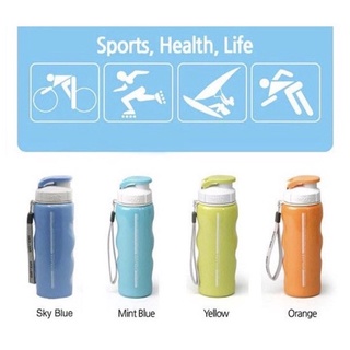 Bình Nước Inox Thể Thao Lock&Lock Dung Tích 550ml không giữ nhiệt