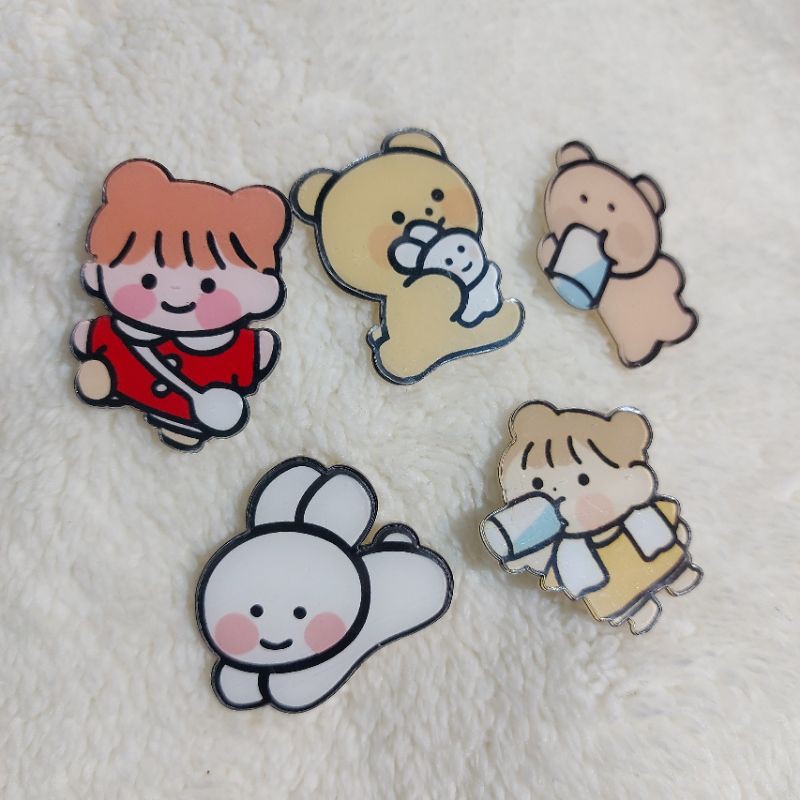 [HH1] Huy Hiệu Cài Balo, Pin Cài Túi Xách, .Quần Áo Cartoon Badge Cute Nhật Bản