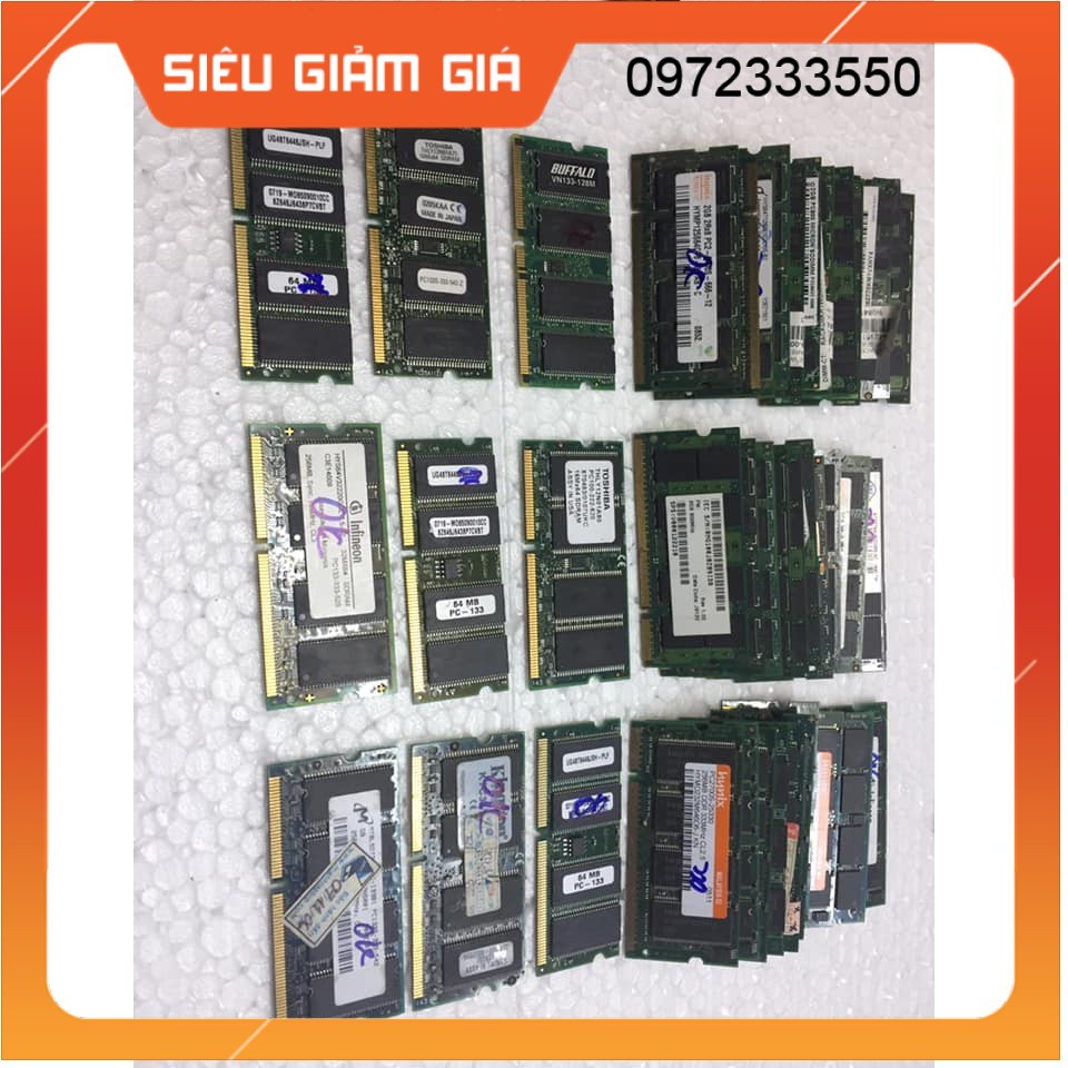 Ram SDRam Laptop 64Mb PC 100 PC 133