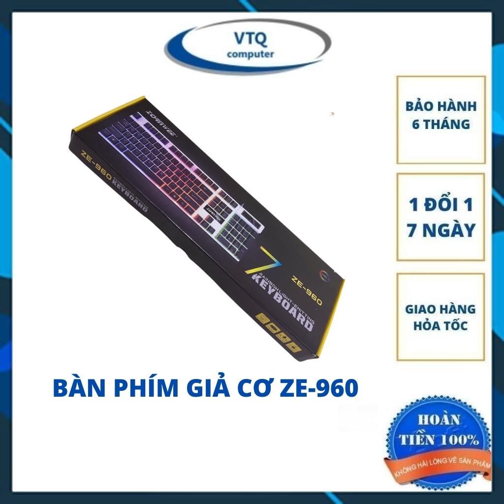 Bàn phím Led giả cơ ZONRWEE ZE-960 bảo hành 6 tháng.shopphukienvtq