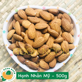 500gr Hạnh nhân Mỹ (nhân sống/chín hoặc rang bơ)
