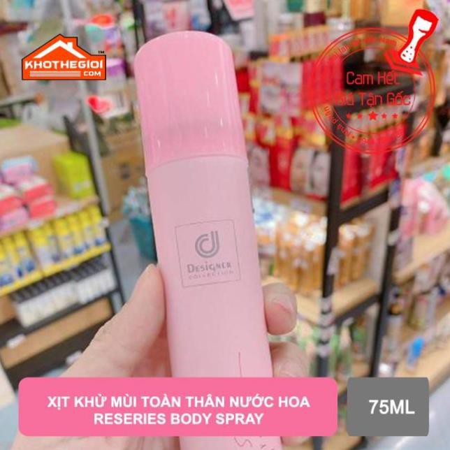 Xịt Khử Mùi Toàn Thân Nước Hoa Rseries Body Spray 75ml