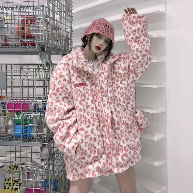 Áo khoác nỉ đốm cực chất, áo nỉ phong cách Harajuku phiên bản mới 💖 Em Gấu Shop 💖